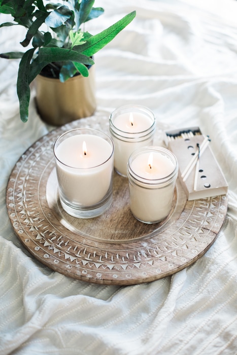 candle stock photo by Wellness Stock Shop