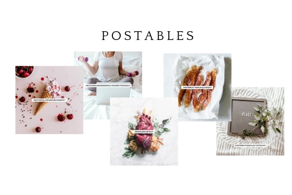 Micro Holiday Postables September Stock Photos For Instagram for Food, Health and Lifestyle
