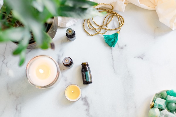 copyrighted stock photos with doTERRA essential oils for mindfulness