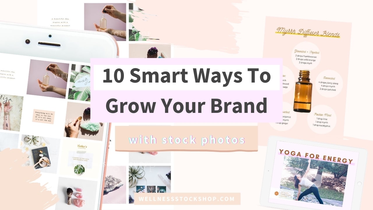 Check out these creative ideas for how to grow your brand using stock photos!