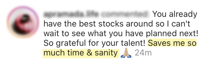 Best Stock Around Instagram Testimonial