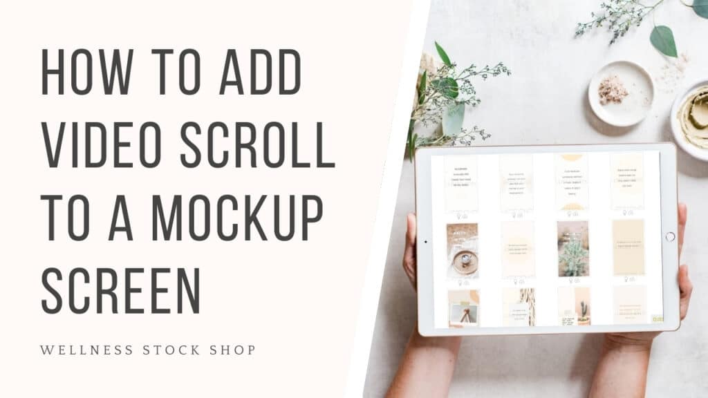 How To Add Video Scroll To A Mockup Screen (Canva Tutorial) (1)