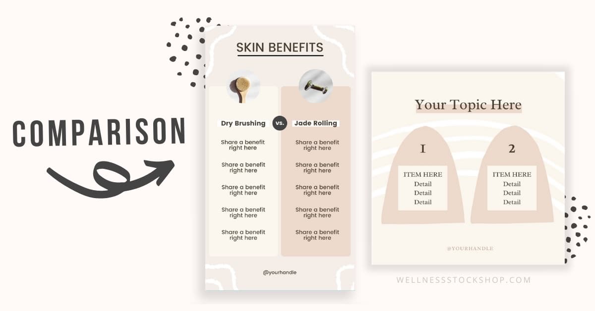 Comparison Infographics Social Graphics