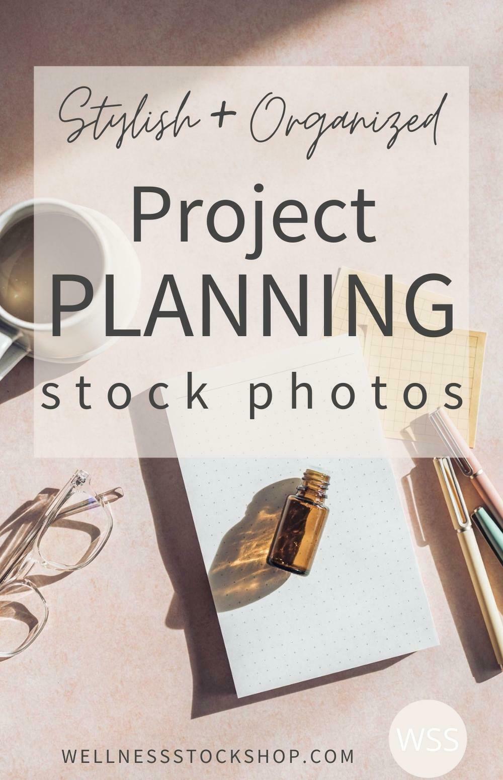 Stylish Organized Project Planning Stock Photos