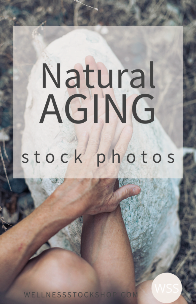 Natural Aging Feminine Stock Photos
