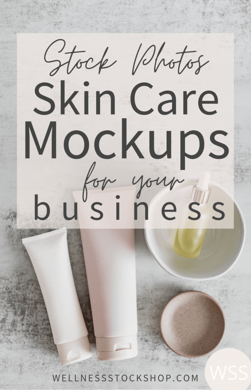 Skin care stock photos for estheticians, skin care crafters and beyond