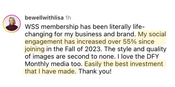 55% social engagement increase