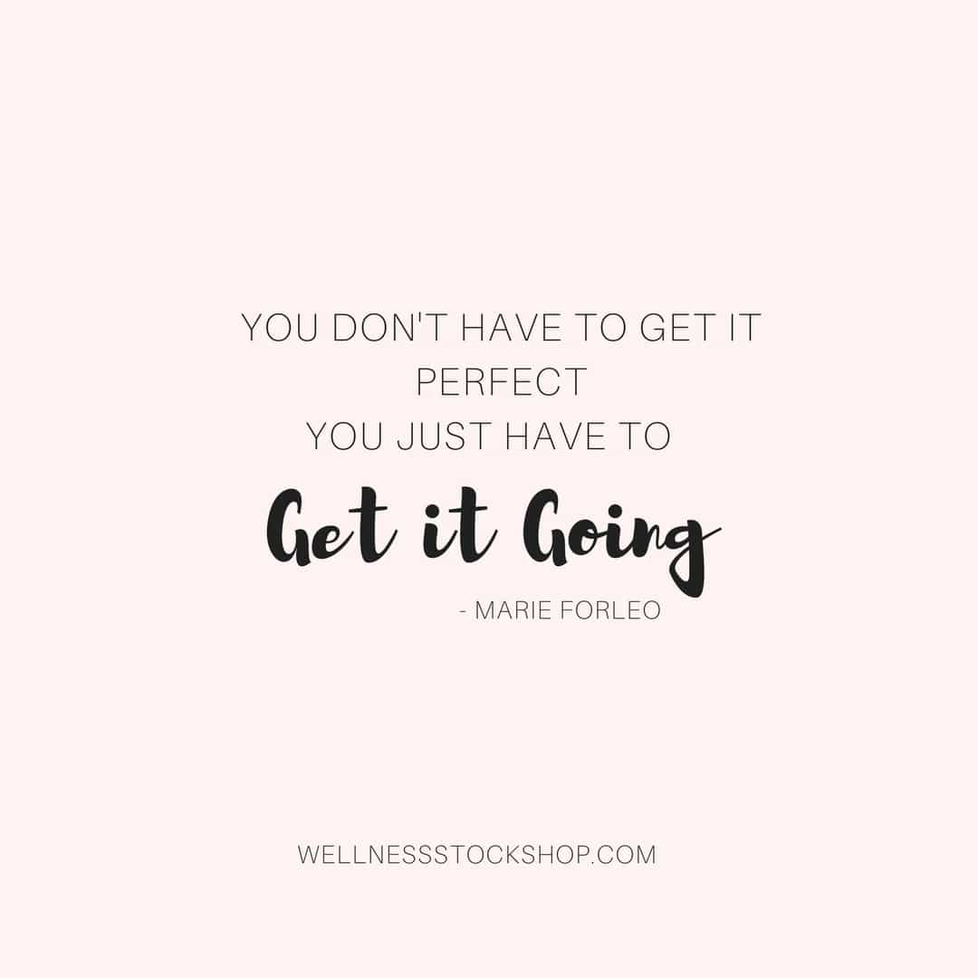 Get It Going Marie Forleo Inspirational Quote for Instagram